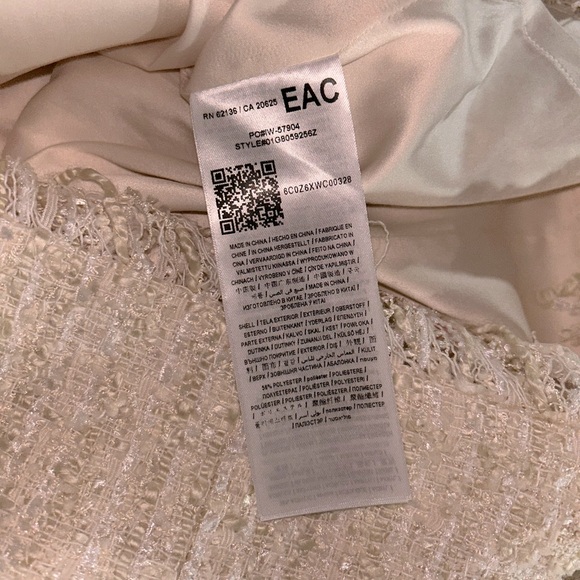 Marciano | Textured long sleeves dress with fringes - Picture 8 of 9